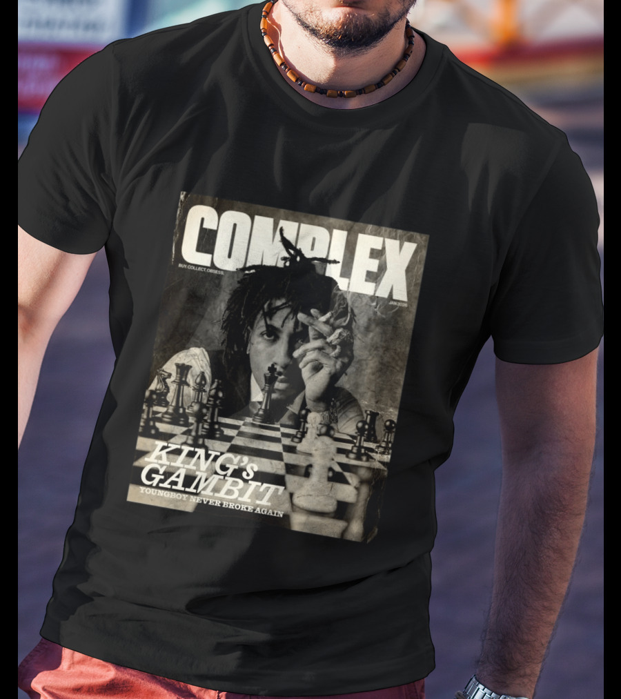 COMPLEX Magazine King's Gambit YoungBoy Never Broke Again January 2026 T-Shirt