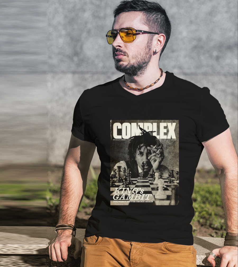 COMPLEX Magazine King's Gambit YoungBoy Never Broke Again January 2026 T-Shirt