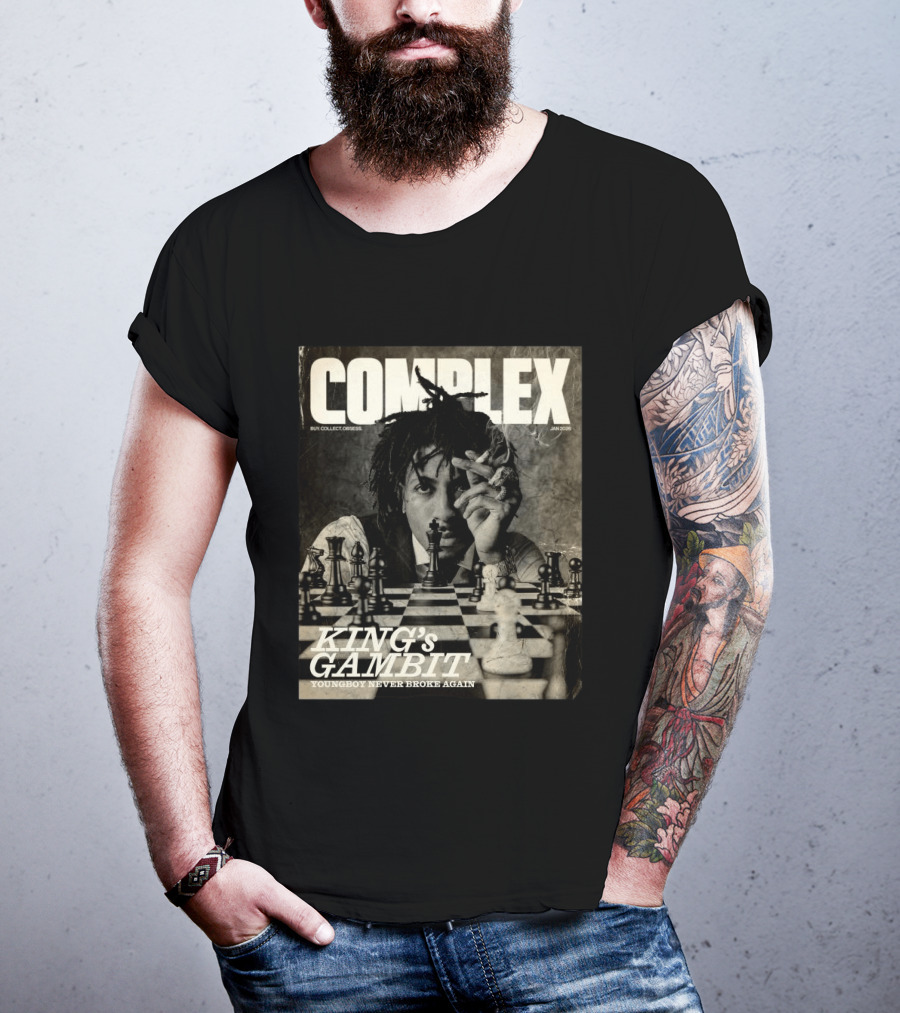 COMPLEX Magazine King's Gambit YoungBoy Never Broke Again January 2026 T-Shirt