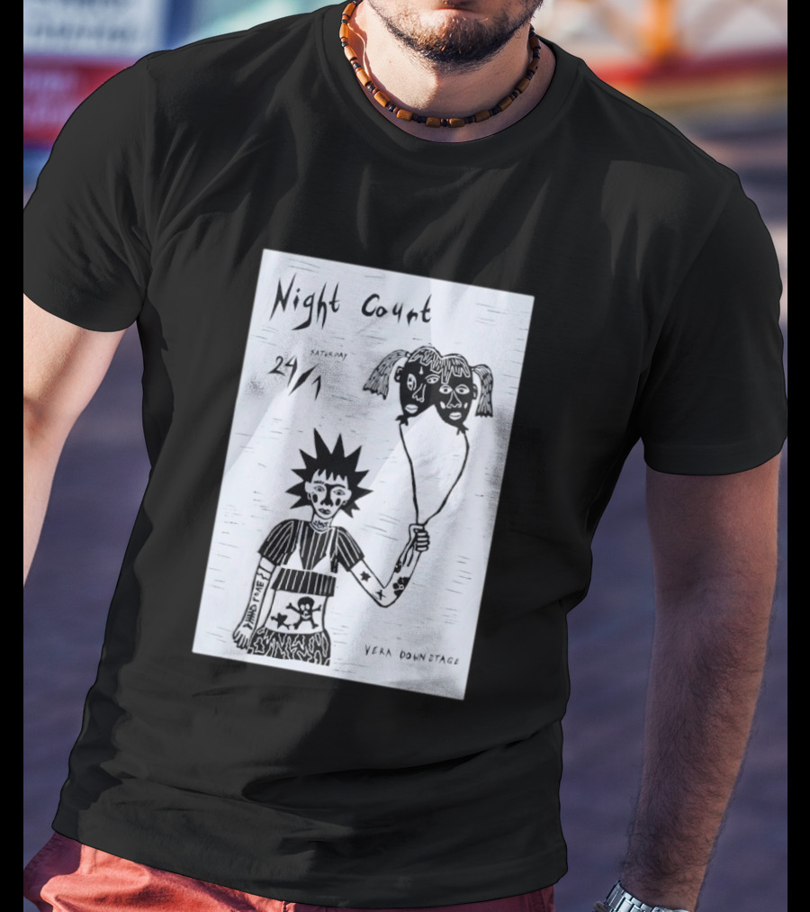 Night Court January 24 Vera Downstage Groningen NL Punk T-Shirt