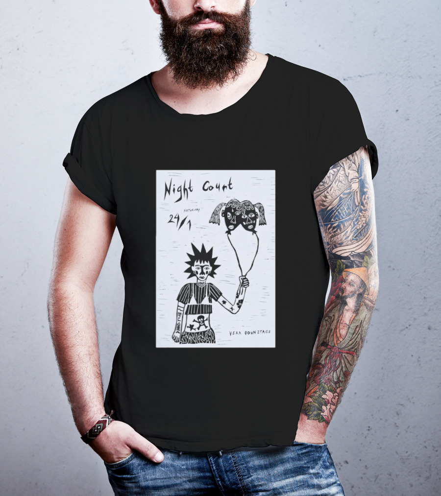 Night Court January 24 Vera Downstage Groningen NL Punk T-Shirt