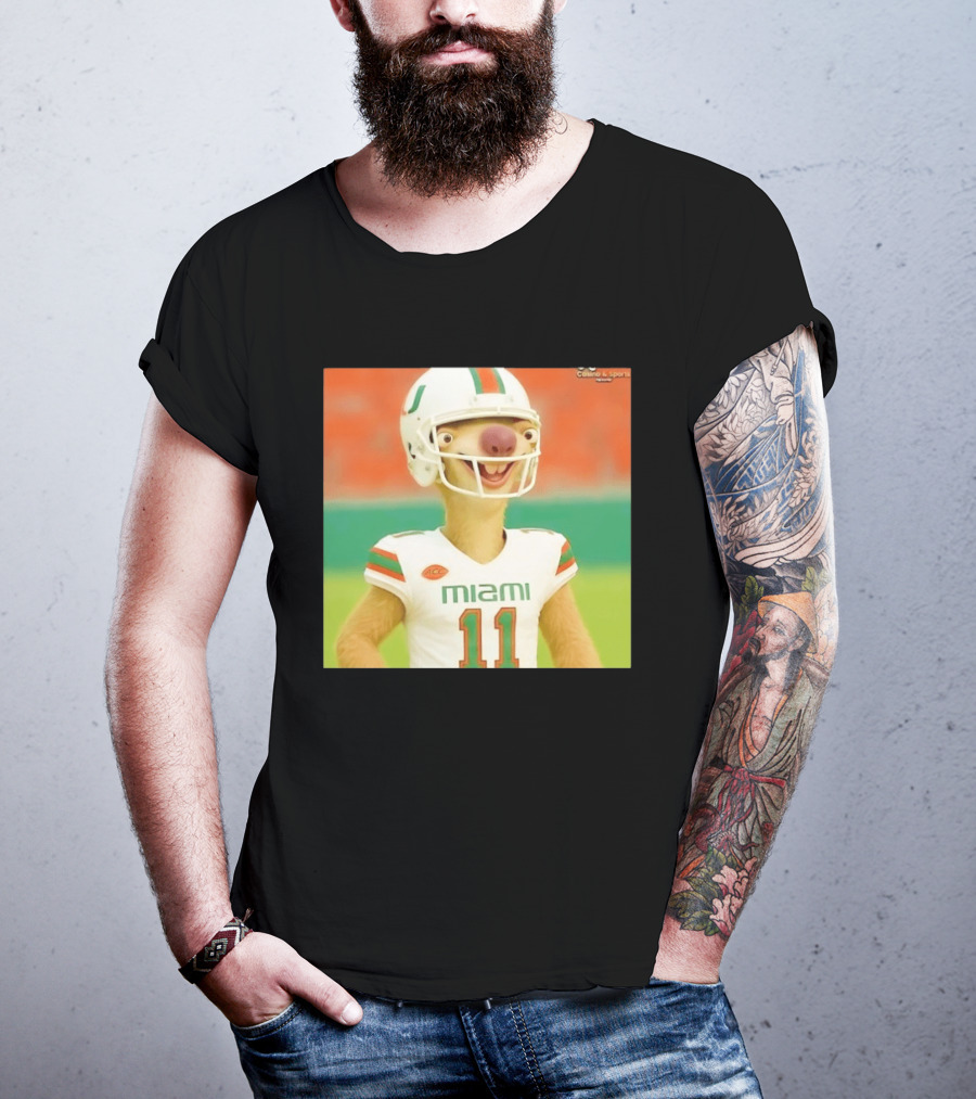 Sid Miami Hurricanes Football Jersey T-Shirt