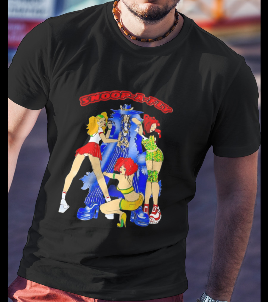 Snoop Doggy Dogg Snoop A Fly Anime Girls Colorful T-Shirt