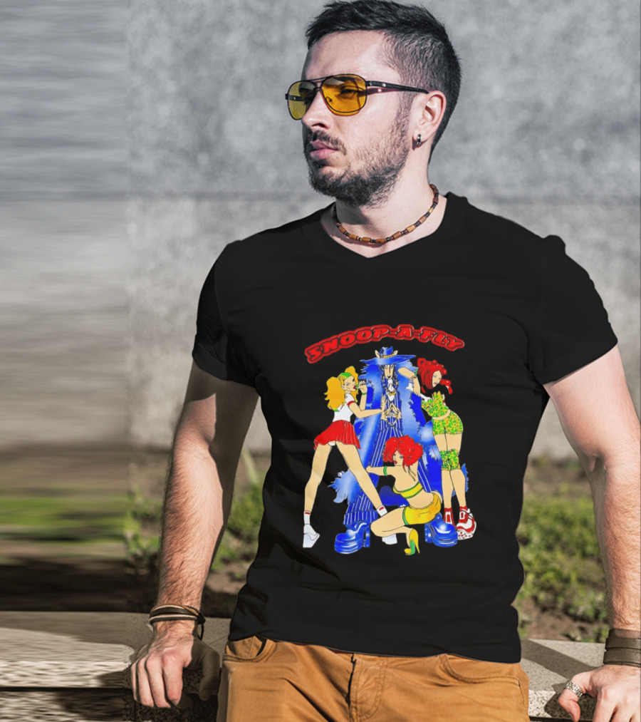 Snoop Doggy Dogg Snoop A Fly Anime Girls Colorful T-Shirt