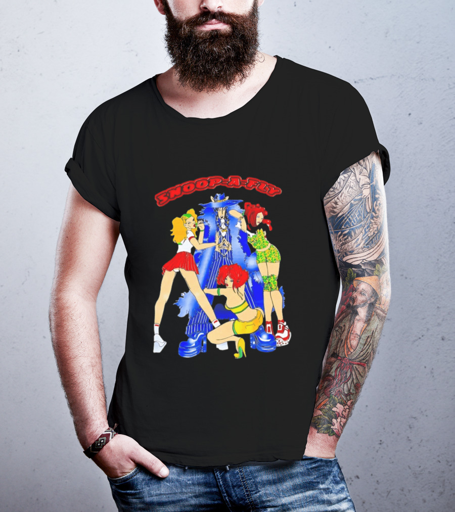 Snoop Doggy Dogg Snoop A Fly Anime Girls Colorful T-Shirt
