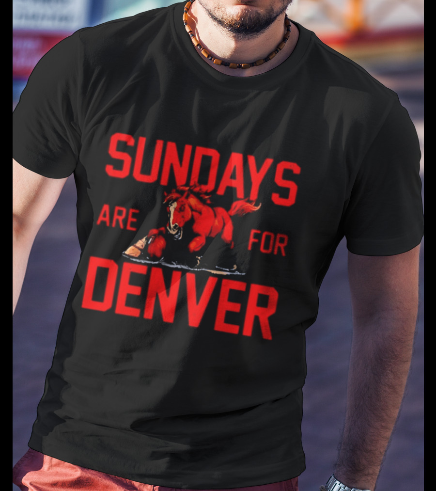 Sundays Are For Denver Broncos T-Shirt