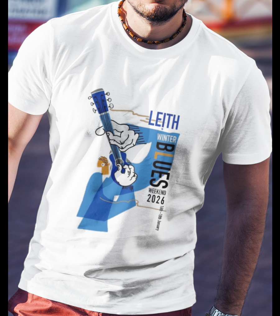 Leith Winter Blues Weekend 2026 Guitar Festival T-Shirt