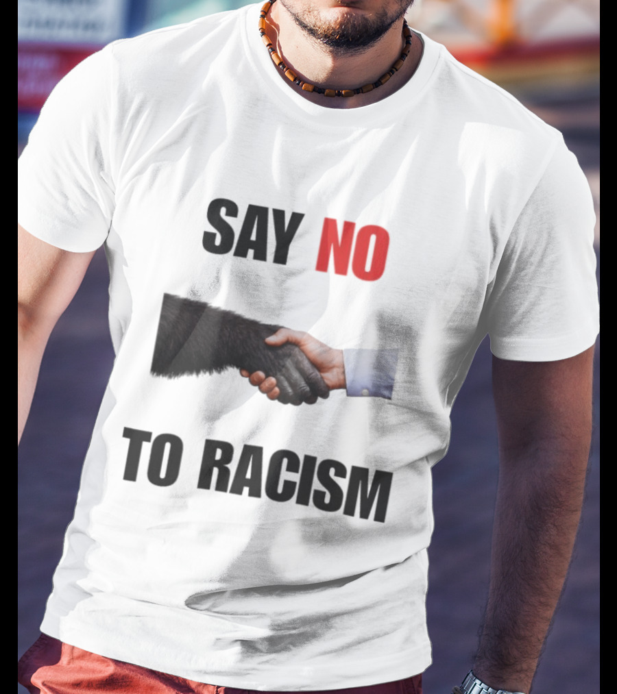Say No To Racism Handshake Campaign T-Shirt