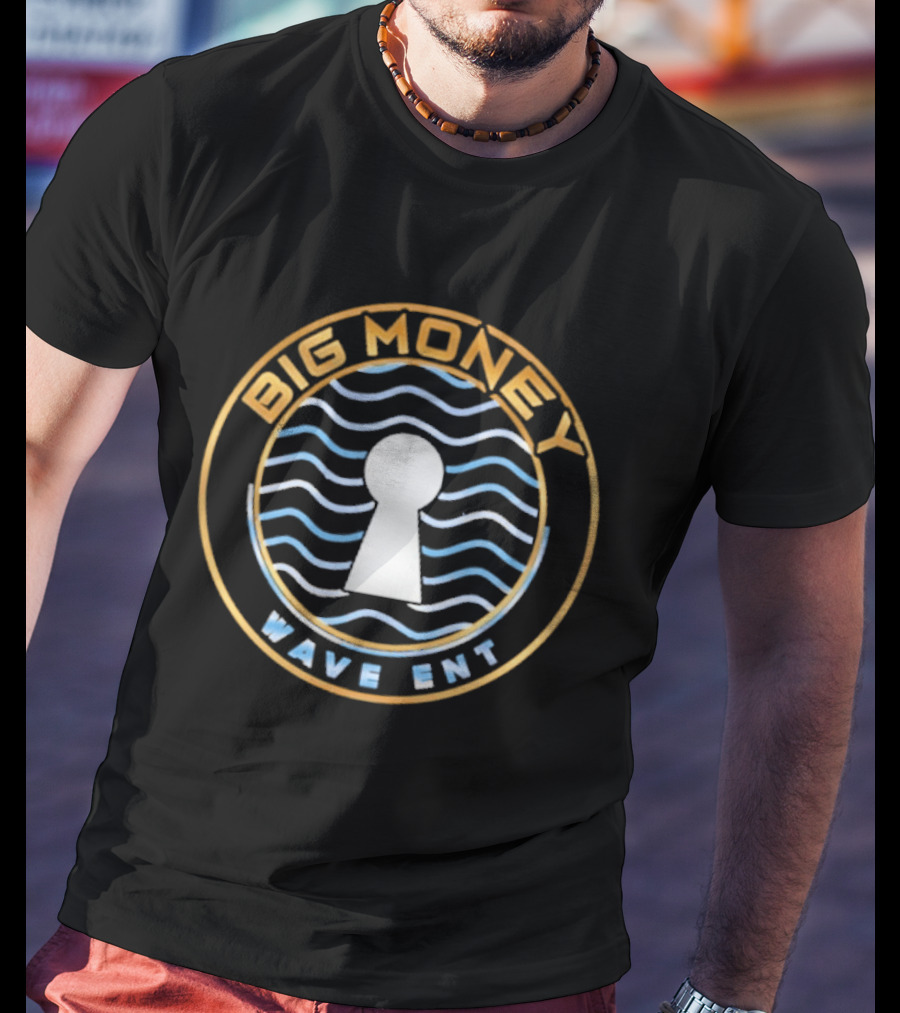 Big Money Wave ENT Keyhole And Wave Circle T-Shirt