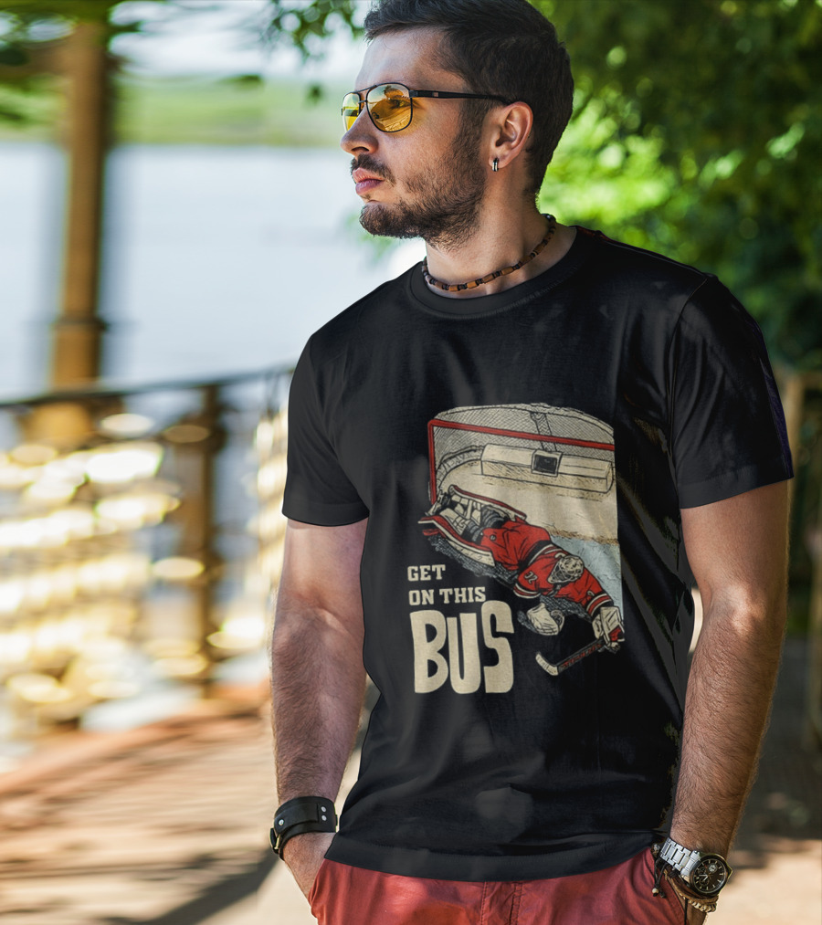 Brandon Bussi Carolina Hurricanes Get On This Bus NHL T-Shirt