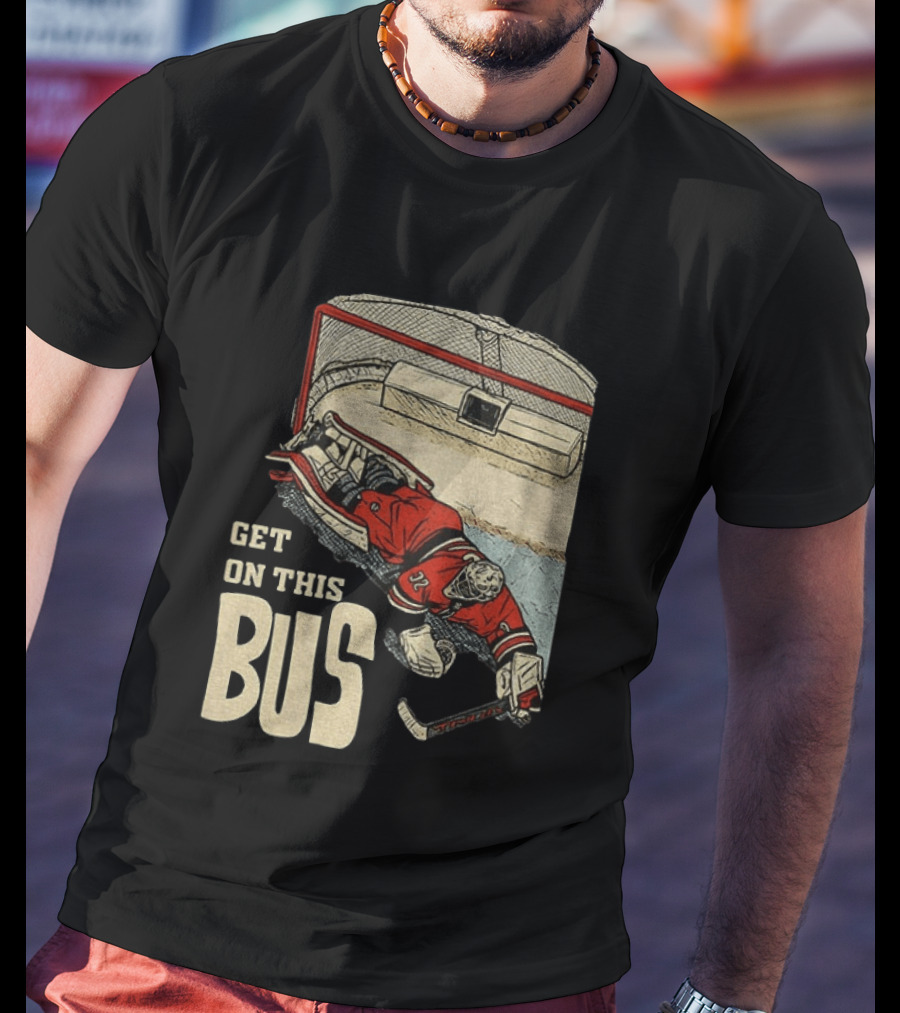 Brandon Bussi Carolina Hurricanes Get On This Bus NHL T-Shirt