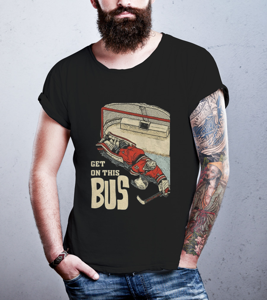 Brandon Bussi Carolina Hurricanes Get On This Bus NHL T-Shirt