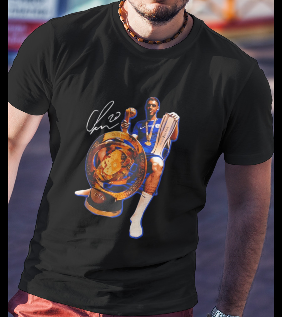 Cole Palmer Club World Cup FIFA Trophy Celebration T-Shirt