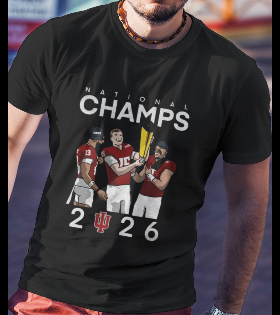 Fernando Mendoza Indiana Hoosiers National Champs Football Game Day 2026 T-Shirt