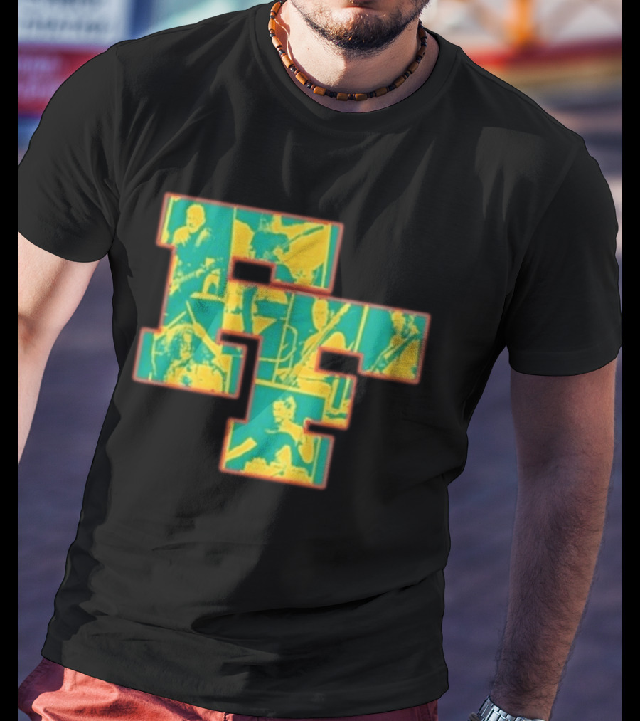 Foo Fighters 2026 FF Tasmania Tour Collage Imagery Of Band Members T-Shirt