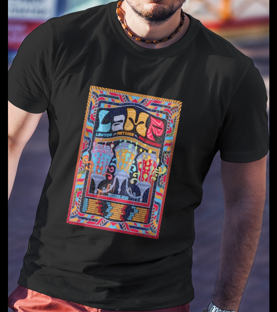Lamp Winter 2026 Tour Lawton Metzger Paczkowski Cities T-Shirt