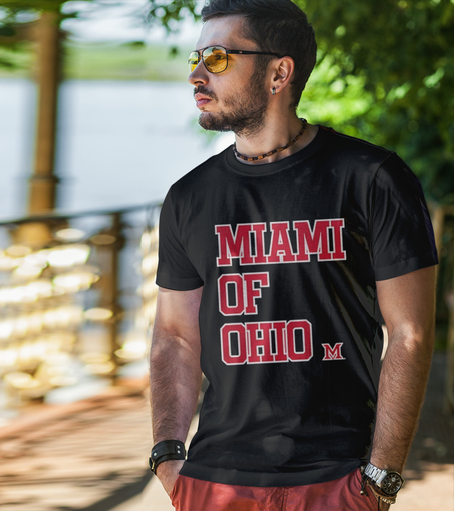 Miami Of Ohio RedHawks Basketball M T-Shirt