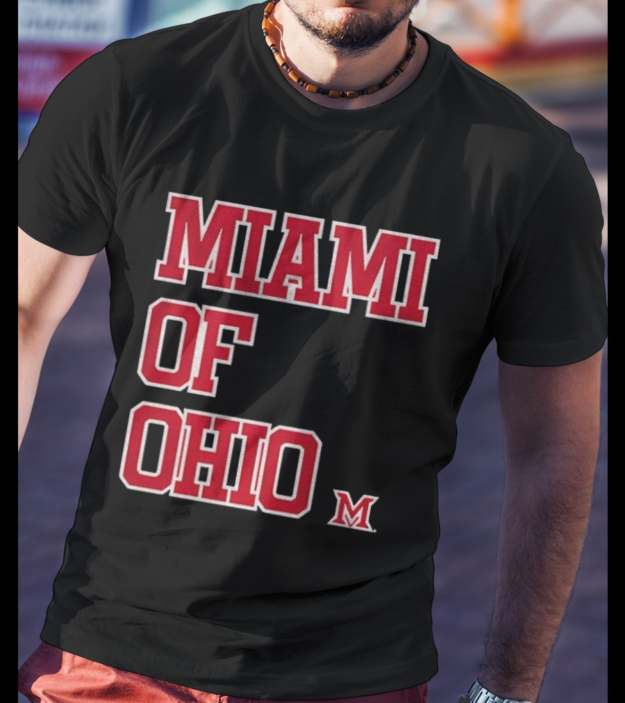 Miami Of Ohio RedHawks Basketball M T-Shirt