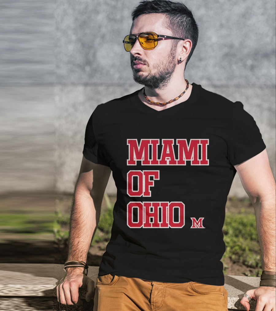 Miami Of Ohio RedHawks Basketball M T-Shirt