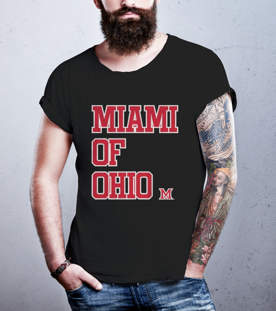 Miami Of Ohio RedHawks Basketball M T-Shirt