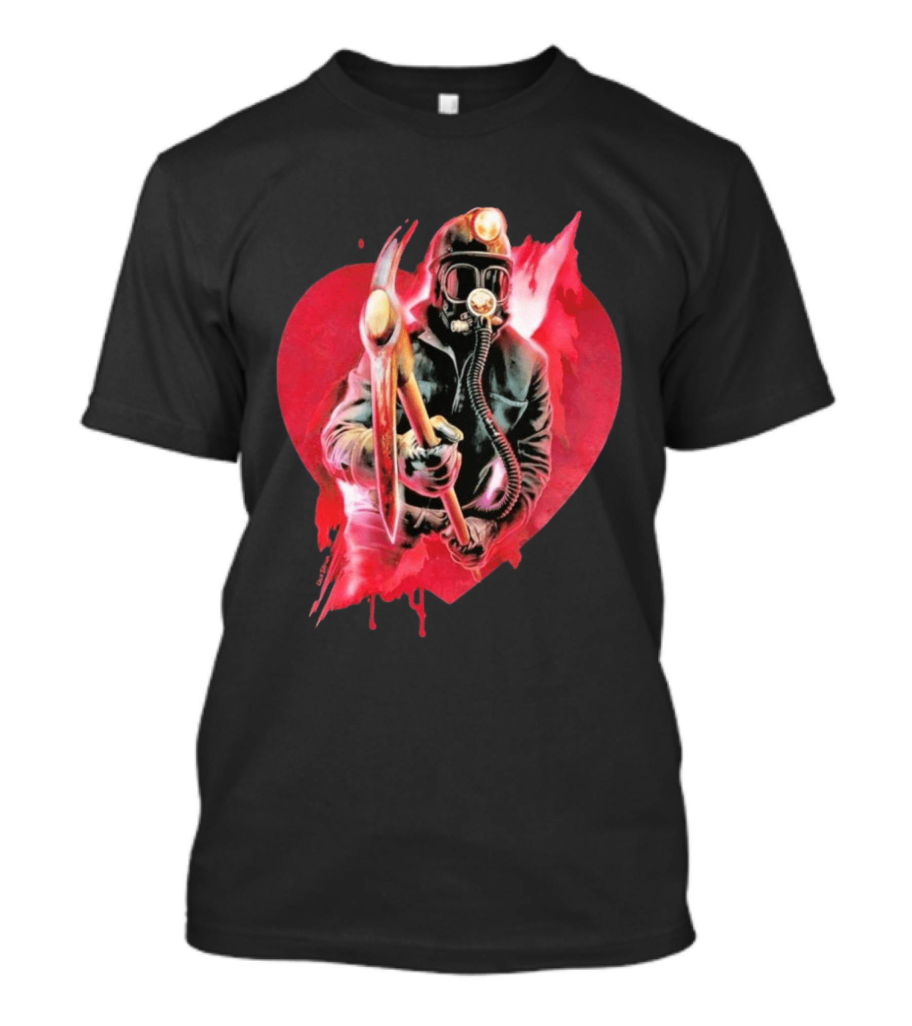 My Bloody Valentine 45th Anniversary Miner Heart T-Shirt