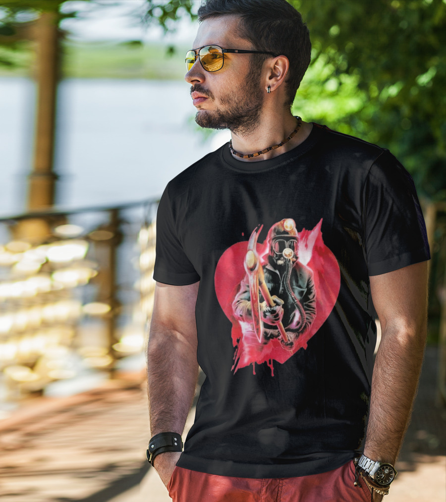 My Bloody Valentine 45th Anniversary Miner Heart T-Shirt