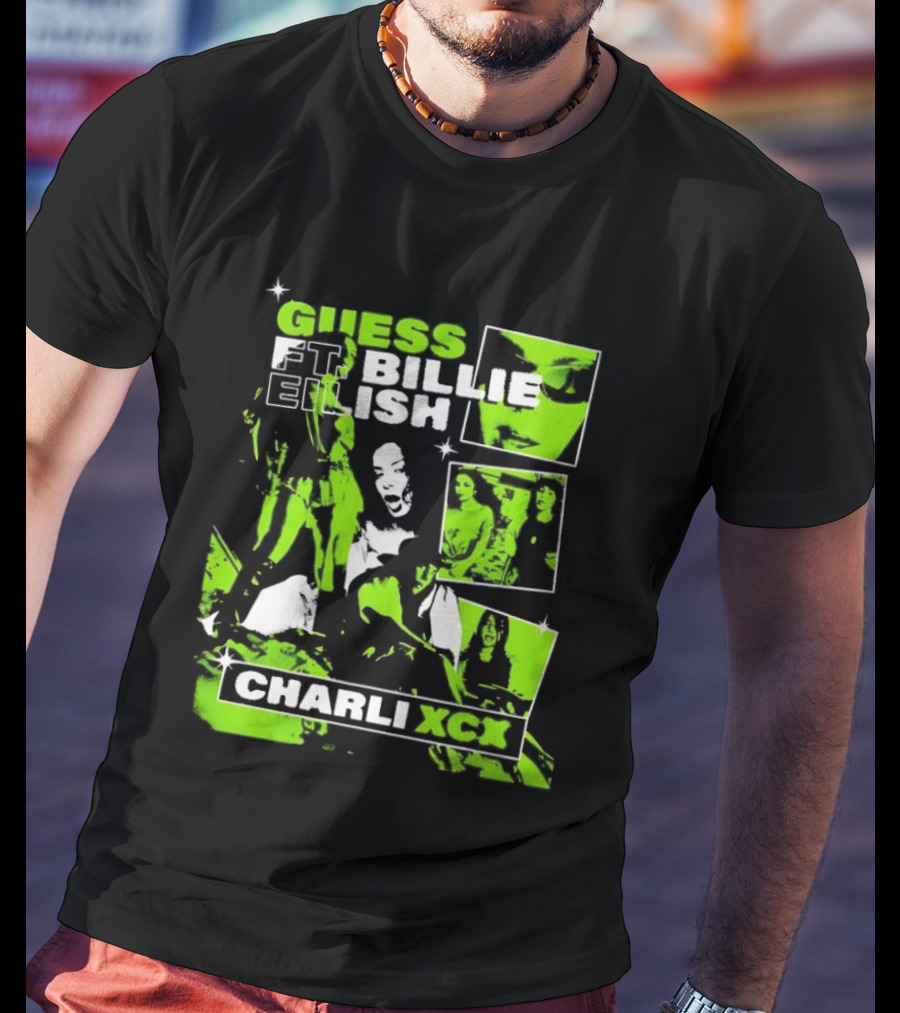 Guess Ft Billie Eilish Charli Xcx T-Shirt