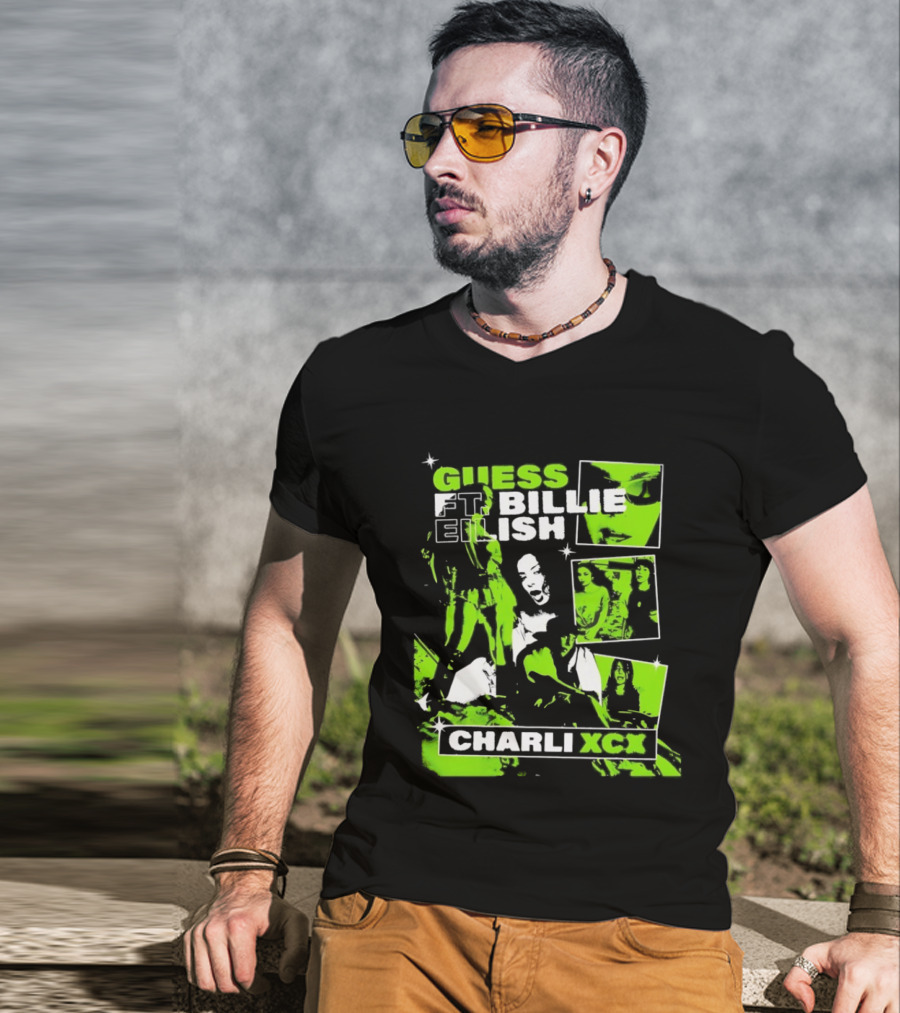 Guess Ft Billie Eilish Charli Xcx T-Shirt