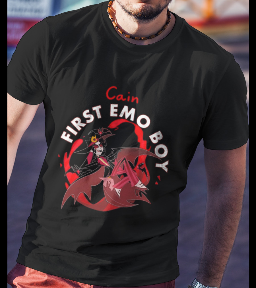 Cain First Emo Boy Hazbin Hotel T-Shirt