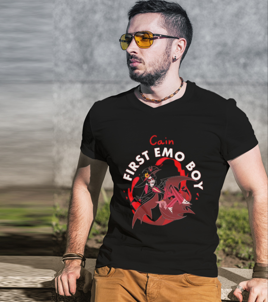 Cain First Emo Boy Hazbin Hotel T-Shirt