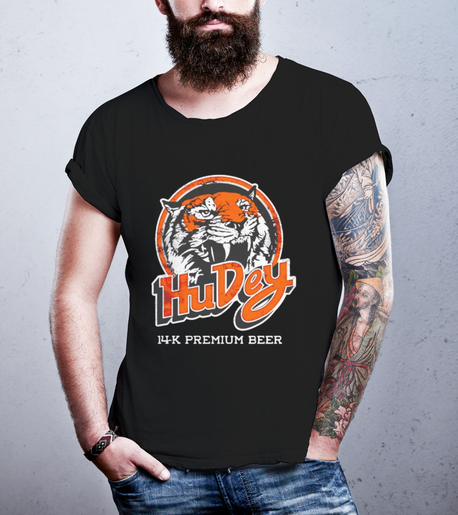 HuDey 14K Premium Beer Tiger T-Shirt