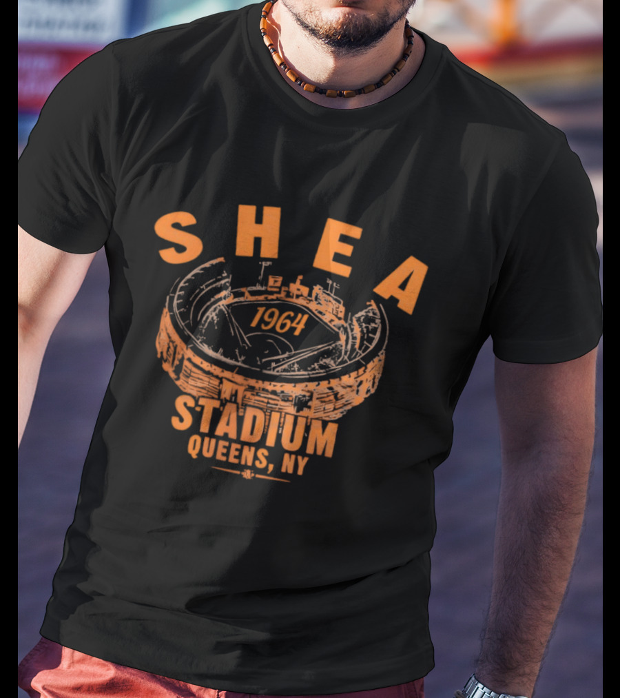 Shea 1964 Stadium Queens NY Baseball Heritage T-Shirt