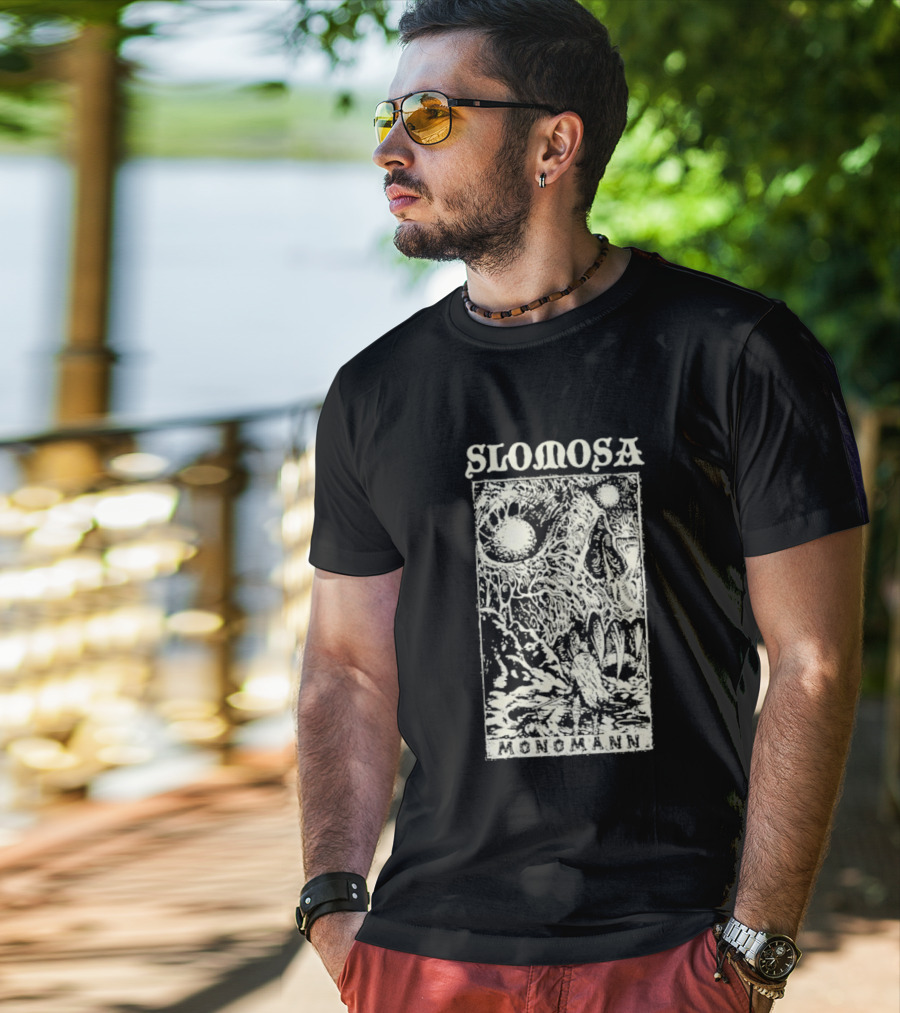 Slomosa Monomann Psychedelic Scandinavian T-Shirt