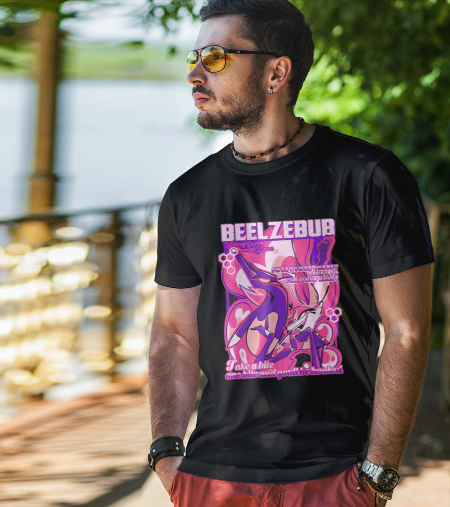 Beelzebub Honey Queen Of Love Sweet Honey Ready To Fill Your Heart T-Shirt