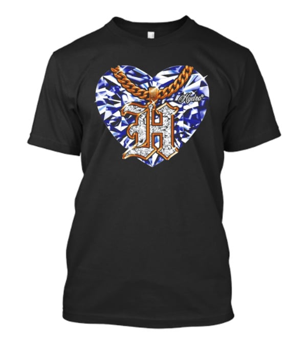 HYDRO Heart Diamond Chain Letter H T-Shirt
