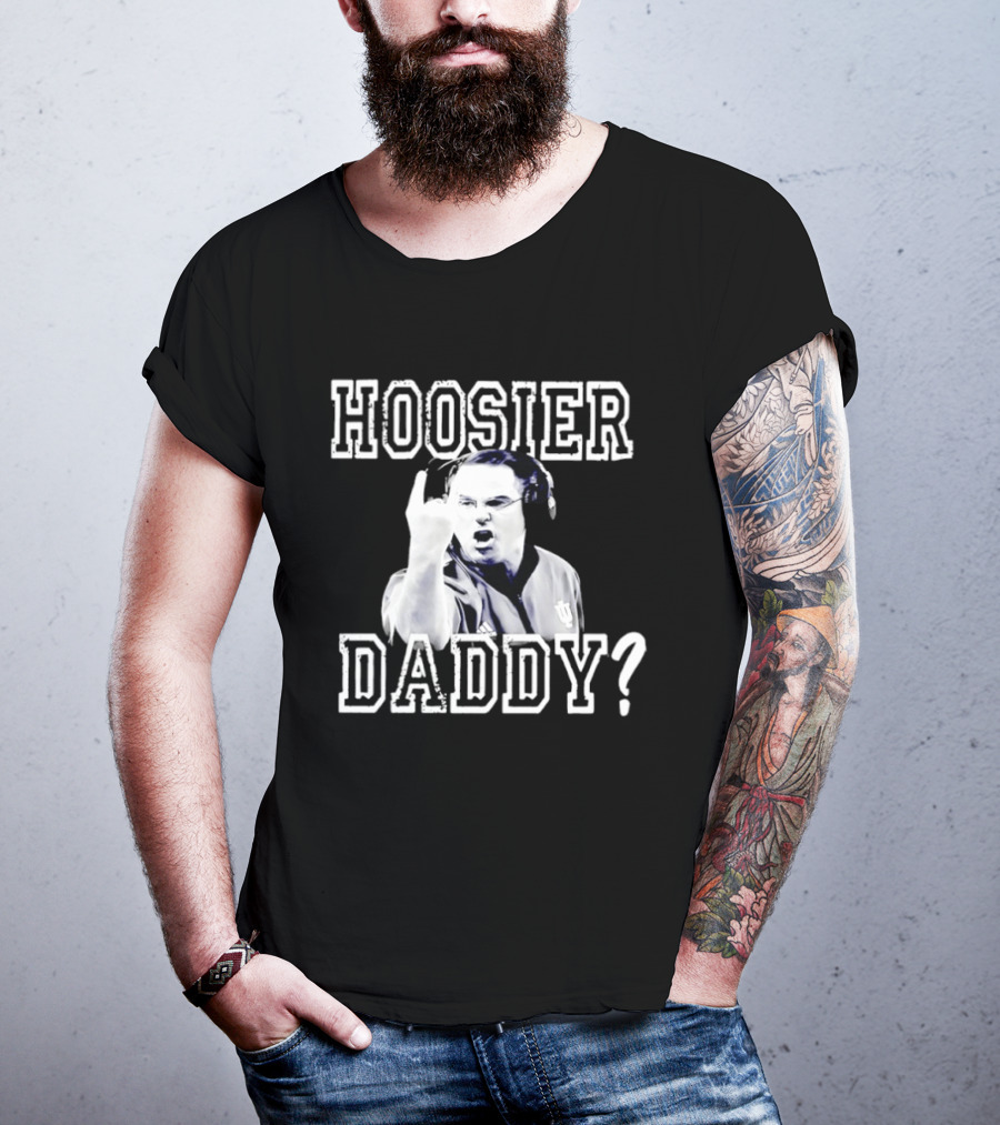 Curt Cignetti Hoosier Daddy Coach Gesture Indiana Fan T-Shirt