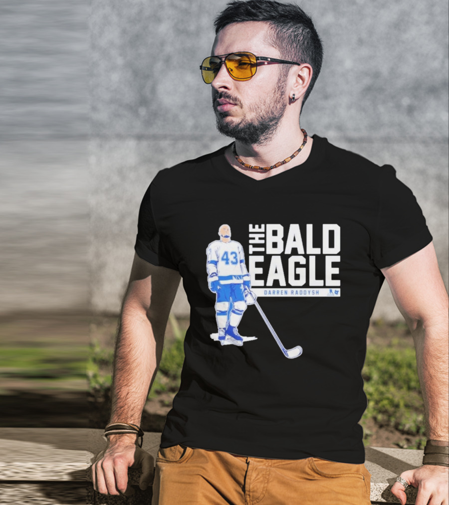 Darren Raddysh The Bald Eagle Number 43 Hockey Player T-Shirt