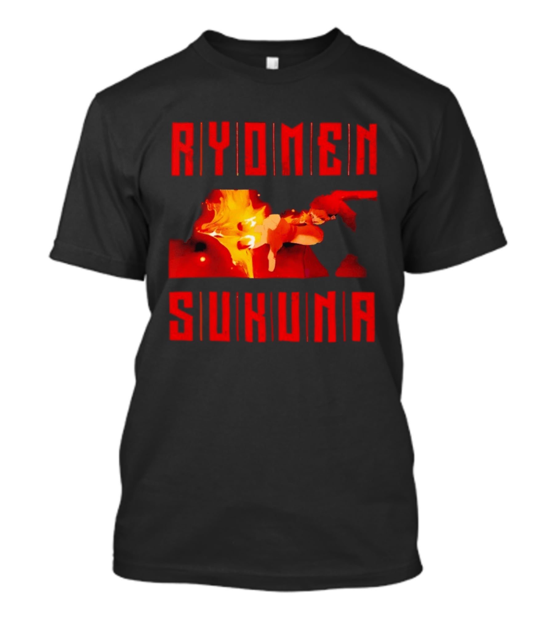 Ryomen Sukuna Jujutsu Kaisen Anime Character Power Display T-Shirt