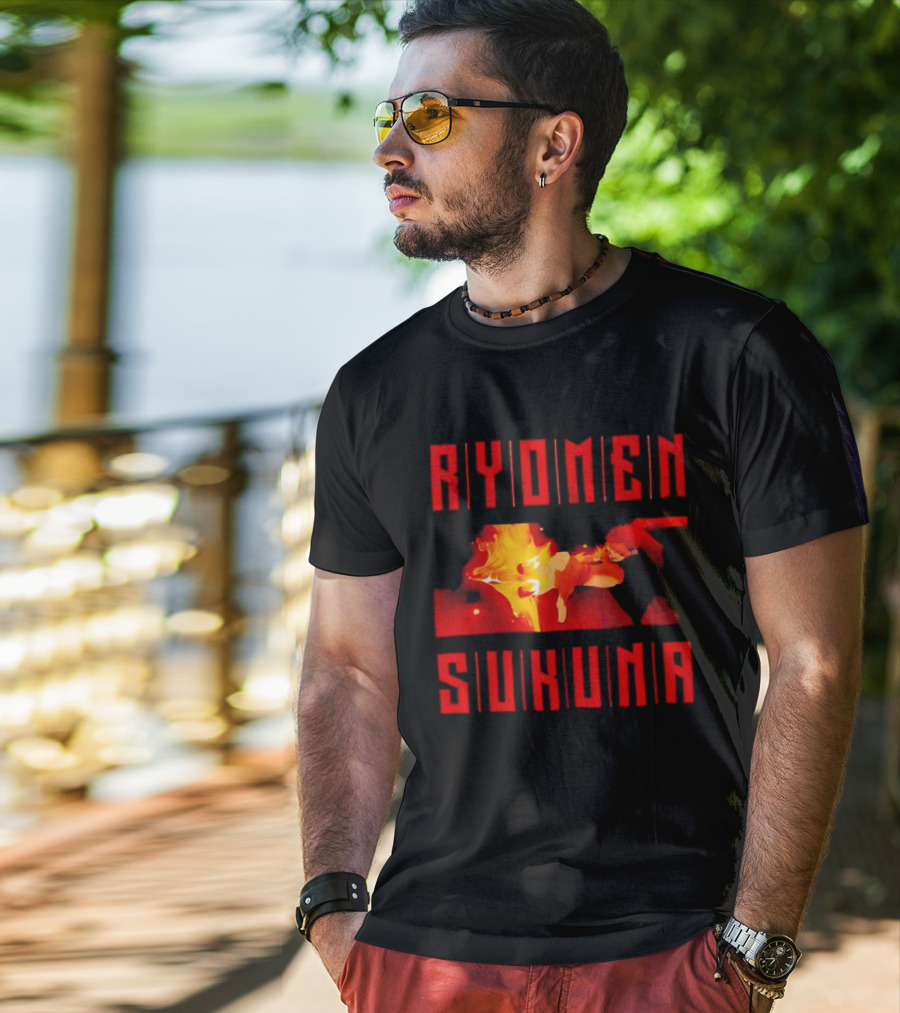 Ryomen Sukuna Jujutsu Kaisen Anime Character Power Display T-Shirt
