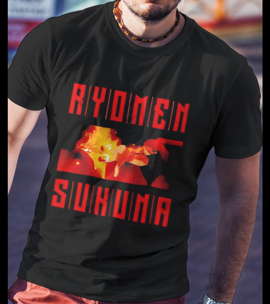 Ryomen Sukuna Jujutsu Kaisen Anime Character Power Display T-Shirt