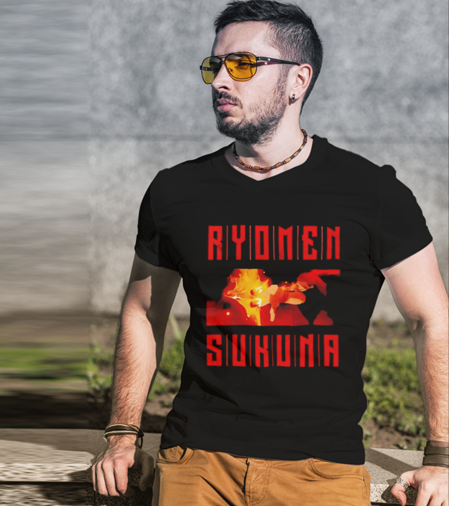 Ryomen Sukuna Jujutsu Kaisen Anime Character Power Display T-Shirt