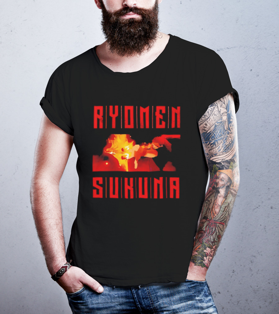 Ryomen Sukuna Jujutsu Kaisen Anime Character Power Display T-Shirt