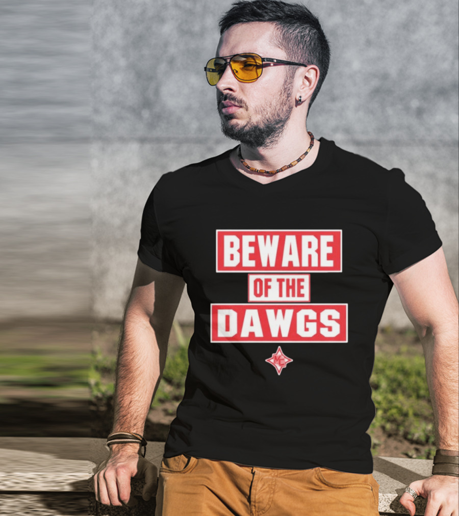 Beware Of The Dawgs Georgia Bulldogs MC Dawgs T-Shirt