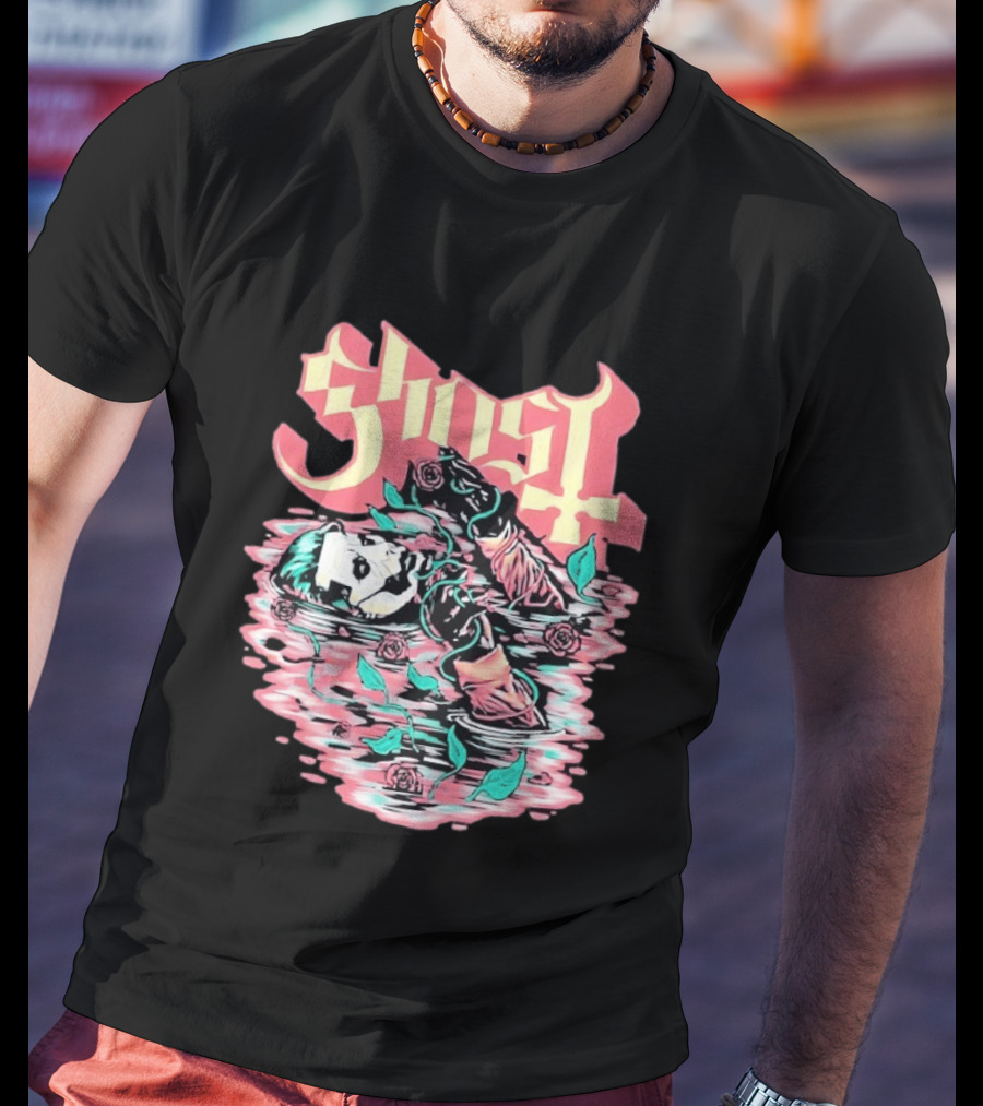 Ghost Band Valentine 2026 Pre Raphaelite Brotherhood Roses And Water T-Shirt