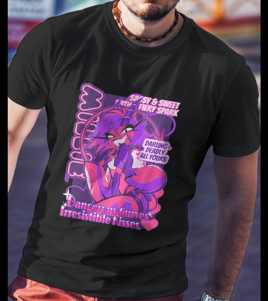 Millie Sassy Sweet Fiery Spark Darling Deadly Dangerous Curves Irresistible Kisses T-Shirt