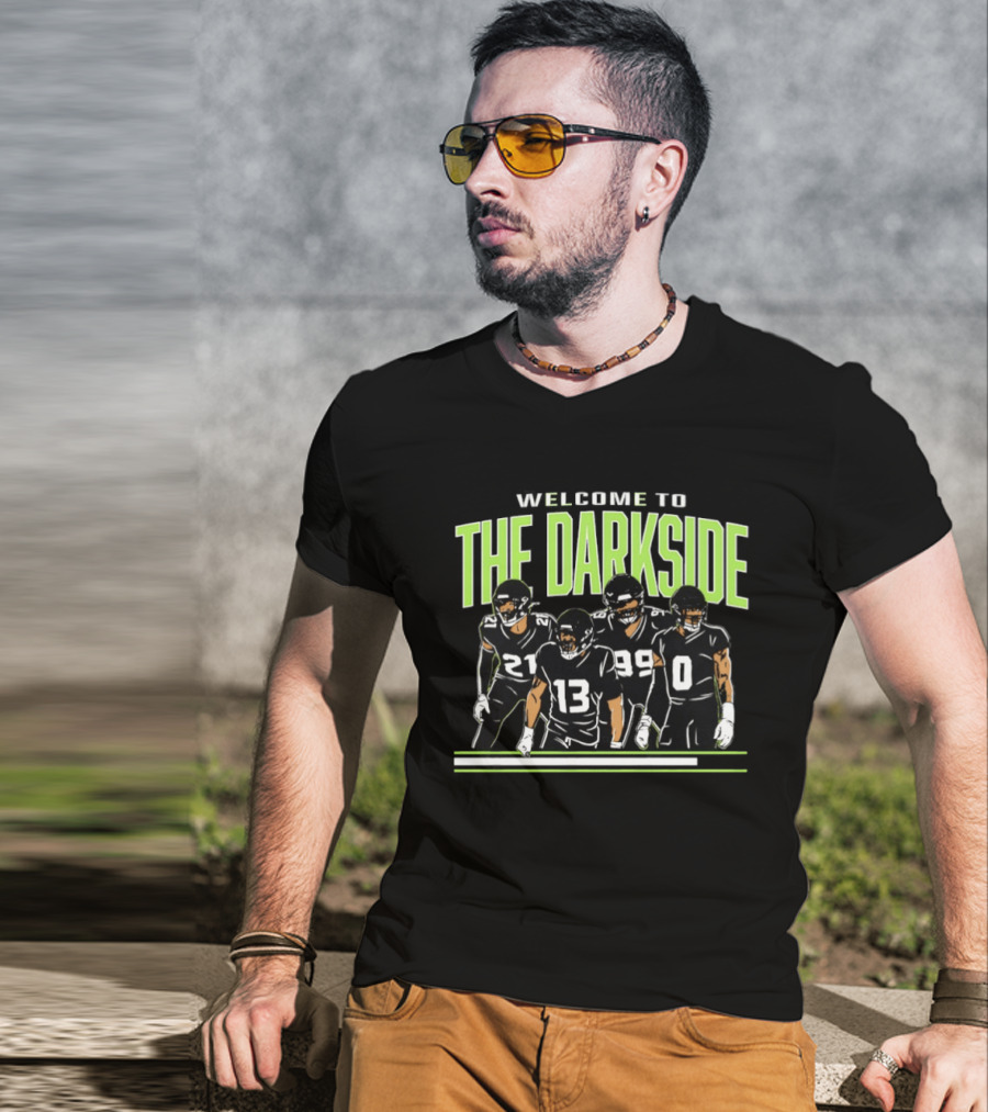 Welcome To The Dark Side Seattle Seahawks Players Football Team T-Shirt