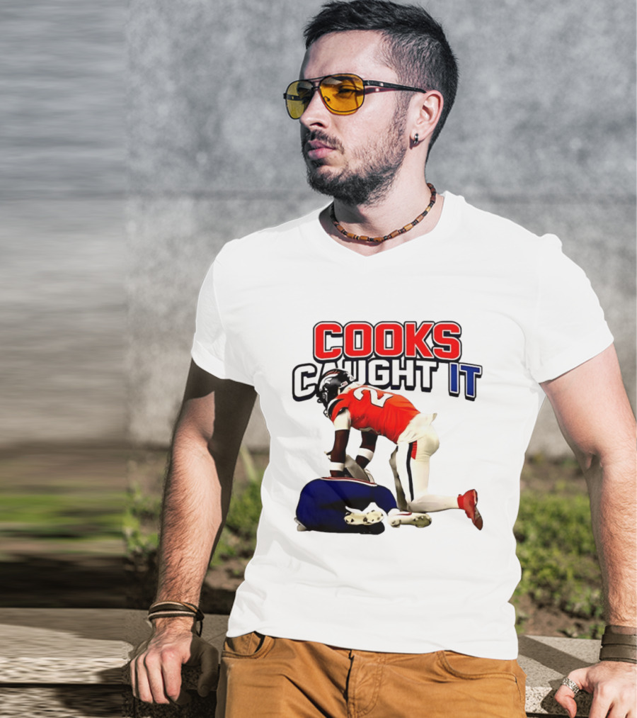 Buffalo Bills Mafia Cooks Caught It Football Play T-Shirt