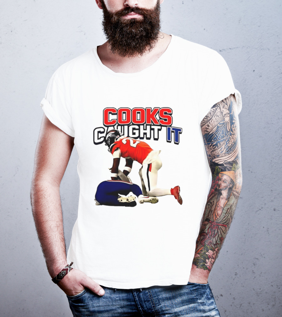 Buffalo Bills Mafia Cooks Caught It Football Play T-Shirt