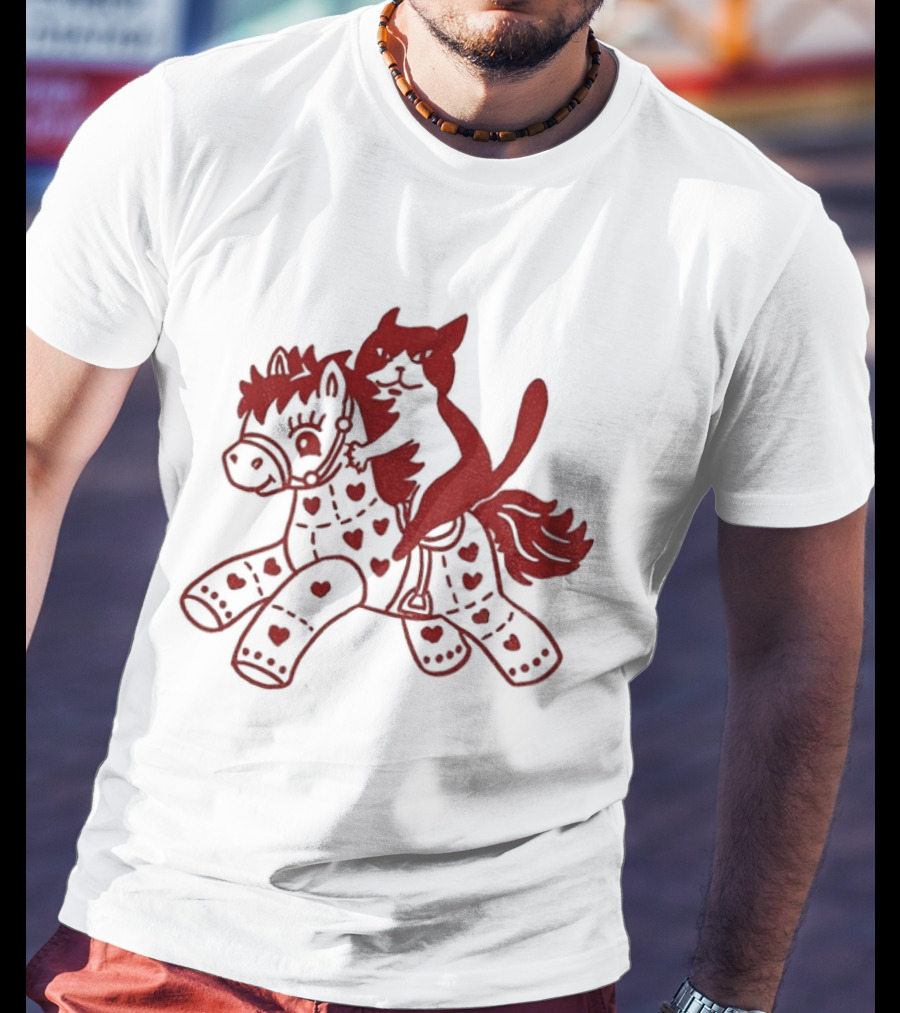 Cat Lovers New Year Of The Horse 2026 Embrace The Celebration T-Shirt
