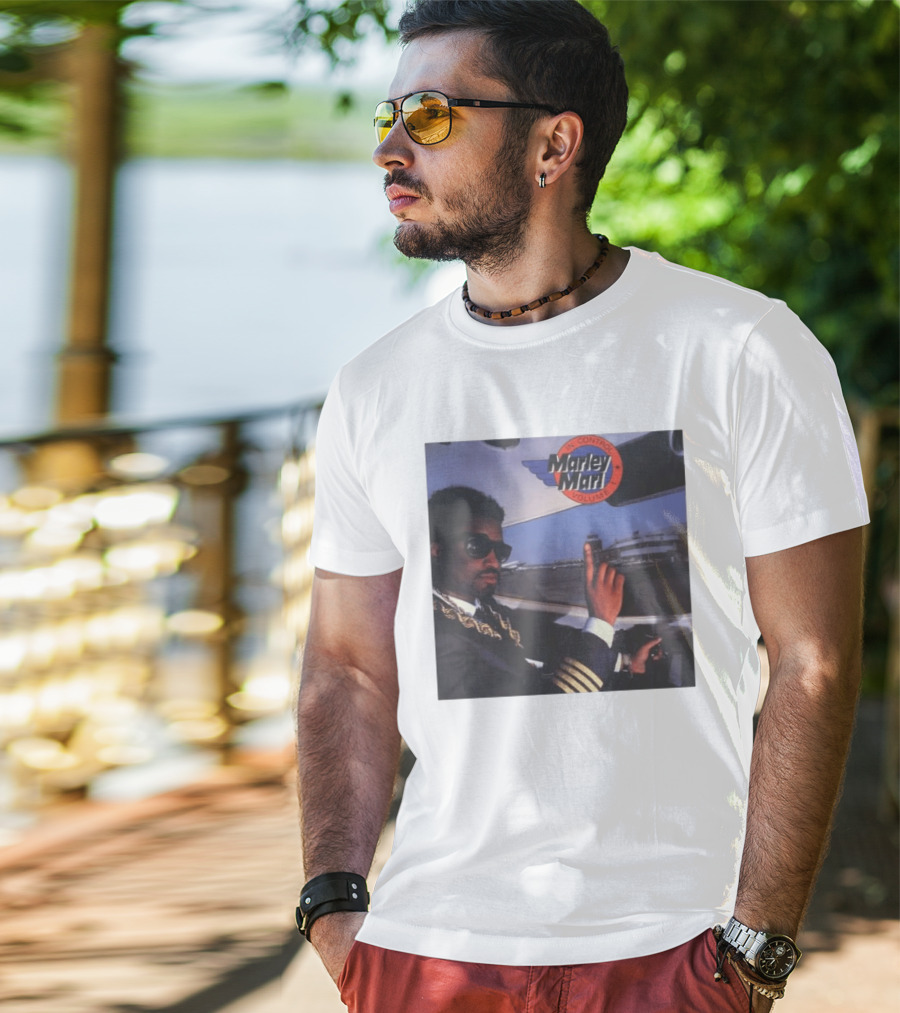 Marley Marl In Control Volume 1 Iconic Hip Hop DJ In Pilot Uniform T-Shirt